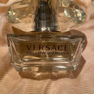 Versace Yellow Diamond Fragrance with Gold Accents